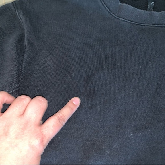 Lululemon Athletica Black French Terry Oversized Long Sleeve Crew - Picture 8 of 14